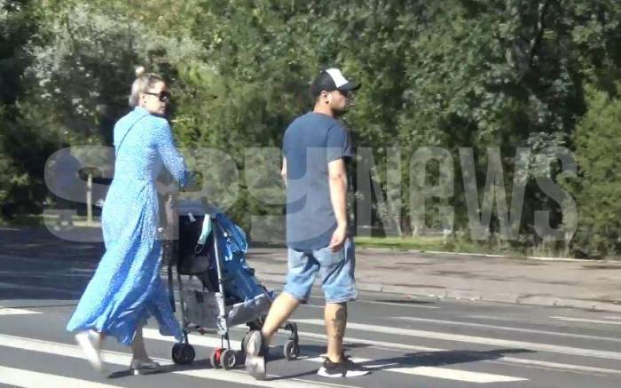 VIDEO PAPARAZZI / Când nu e la filmări, se dedică familiei! ”Dorel” din ”Las Fierbinți” este un tătic model! Imagini emoționante cu actorul și fiul său, în parc