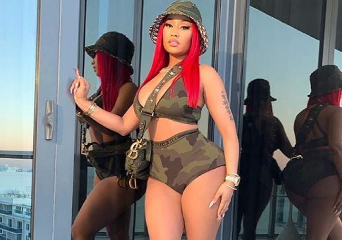 Nicki Minaj, cu sânii goi pe rețelele de socializare! Cântăreața și-a etalat sfârcurile obraznice fără nicio inhibiție! Imagini interzise cardiacilor / FOTO