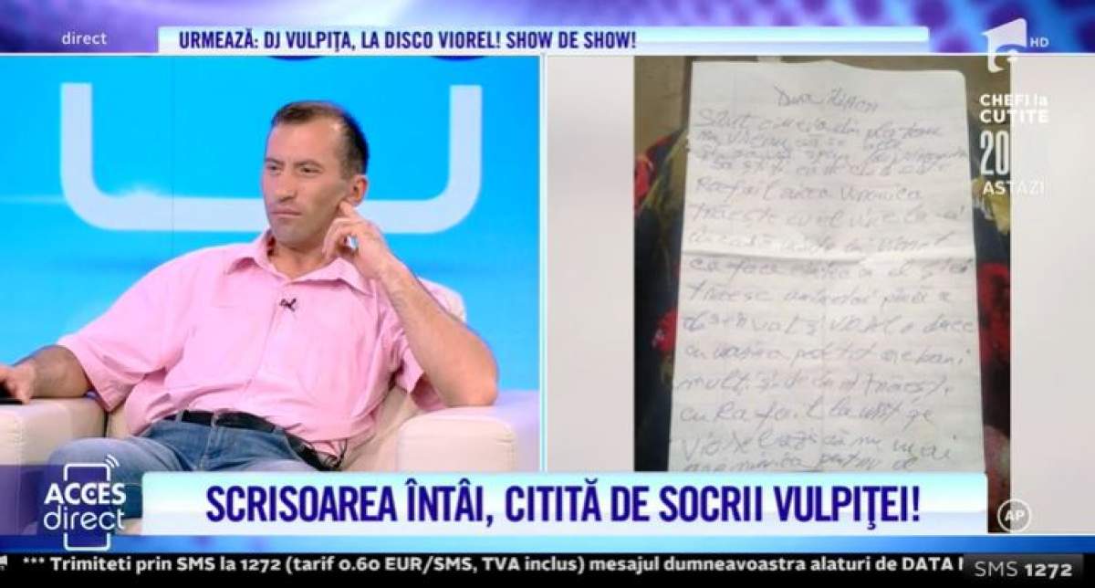 VIDEO / Vulpița și Rafaelo formează un cuplu?! De la cine a primit Viorel scrisoarea care ar demonstra că Veronica îl.. înșeală: ”Trăiesc amândoi” 