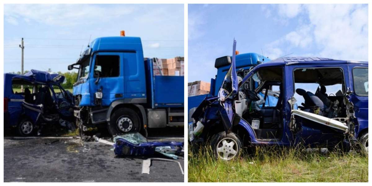 Tragedie în Ungaria! Microbuz plin cu români și unguri, implicat într-un accident. Cinci persoane și-au pierdut viața