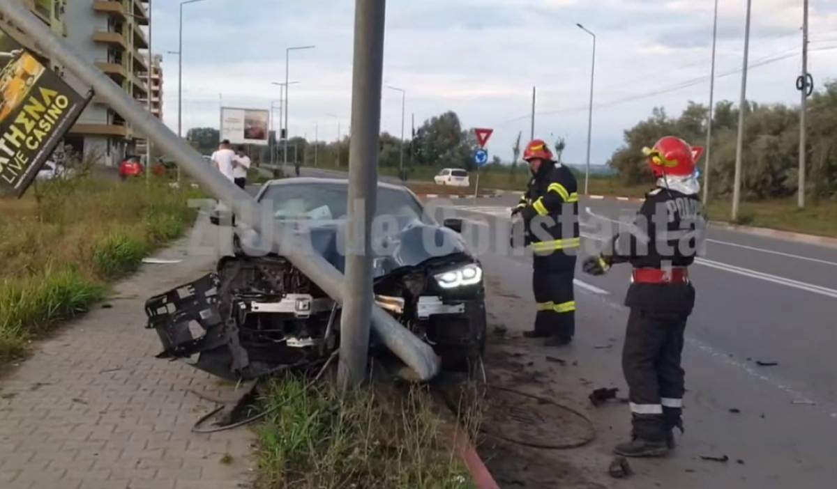 VIDEO / Accident grav în Mamaia! Polițiștii au ajuns de urgență la fața locului, însă au avut parte de o surpriză bizară. Ce au descoperit salvatorii