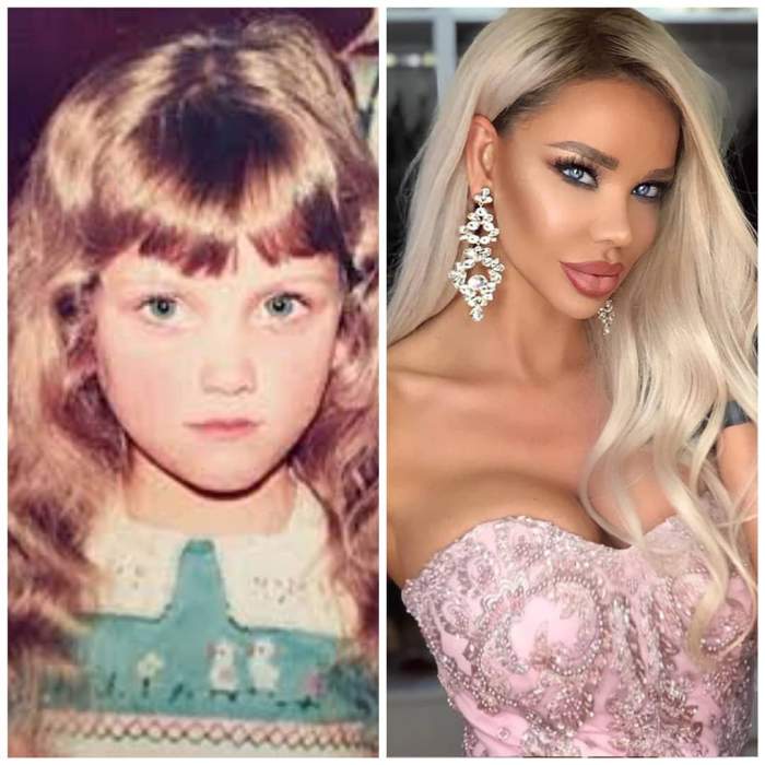 FOTO / Vei rămâne șocat! Micuța din fotografie este acum una dintre bombele sexy ale României! Oare tu o recunoști?