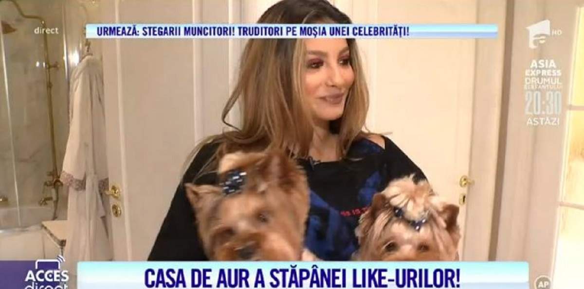 Acces Direct. „Regina like-urilor”, casă de lux, cu pereți aurii! Denise se răsfață zilnic într-o locuință de zeițe! „Nu am avut niciun designer” / VIDEO