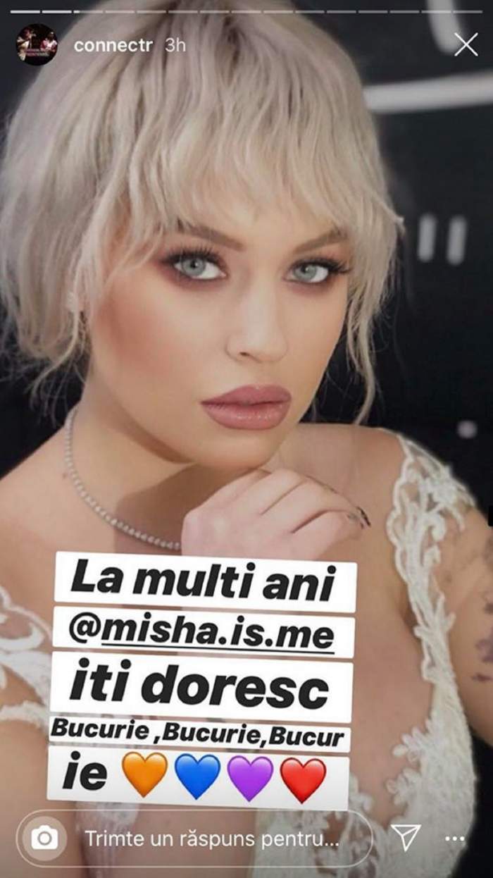 FOTO / Au lăsat trecutul în urmă! Misha și Connect-R, împreună de ziua artistei. Cum au sărbătorit cei doi!