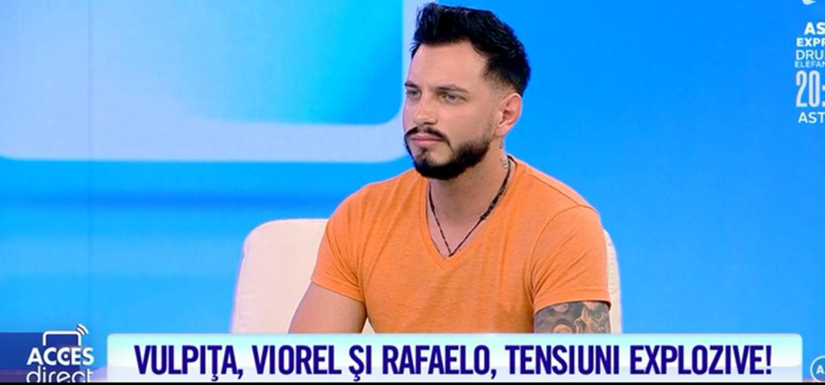 I-a pierit zâmbetul de pe față! Rafaelo, supărat foc și pară pe Viorel! Ce i-a transmis artistul soțului Vulpiței. ”Mi-a adresat cuvinte care m-au deranjat”