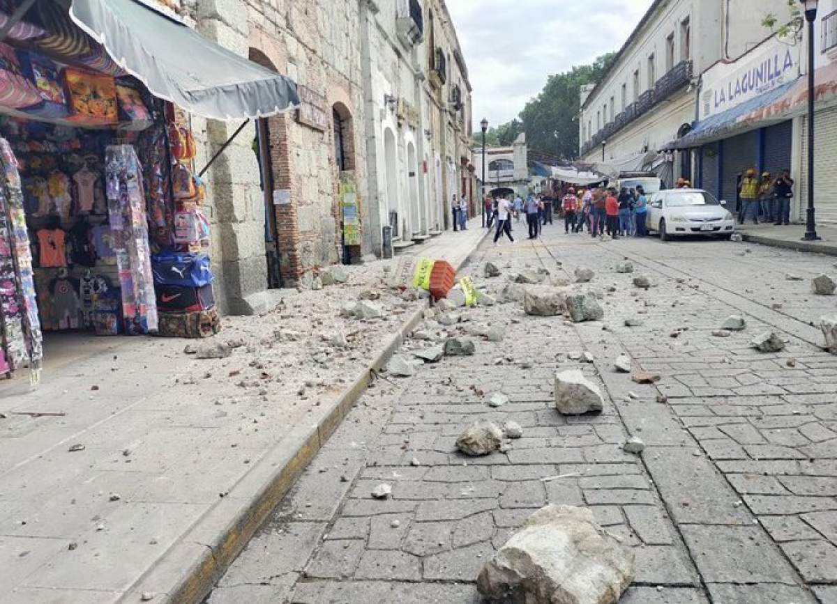 Cutremur devastator în Mexic. Seismul a fost de 7,4 grade pe scara Richter