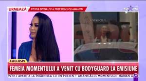 Bianca Pop a venit la emisiune cu bodyguard-ul! Vestea dată în direct, după ce a fost prinsă cu Marian Aliuță