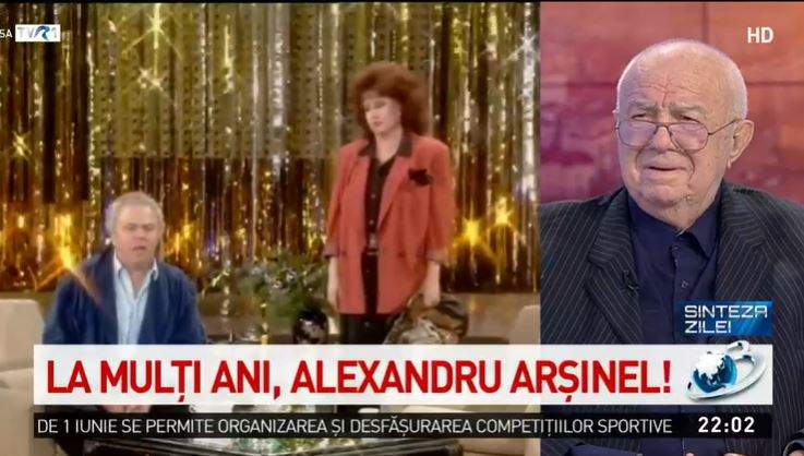 VIDEO / Alexandru Arșinel, cu ochii în lacrimi de ziua lui! Marele actor a izbucnit în momentul în care a văzut imaginile cu Stela Popescu: ”Regret că nu mai este” 