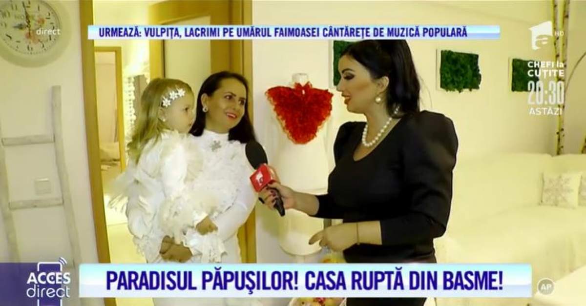 VIDEO / Acces Direct. Așa arată paradisul păpușilor! Locuința ruptă din basme a Oanei Savescu: ”Îmi place să fac decoruri interioare”