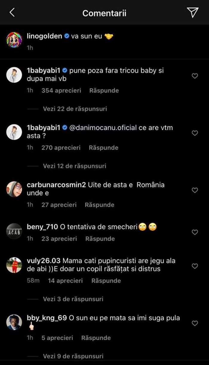 FOTO / Scandalul a trecut la un alt nivel! Lino și-a arătat mușchii, iar Abi Talent a reacționat imediat! Ce replică acidă i-a dat ”Regele României” 
