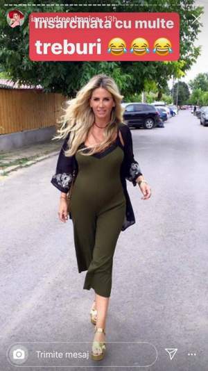 „Ești însărcinată?” Și a venit răspunsul! „Da, sunt!” Andreea Bănică, replică pe măsură pentru fani! Ce imagine a postat vedeta pe Internet / FOTO