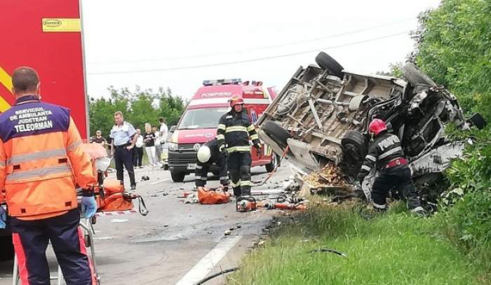 Încă un accident cumplit în Teleorman! Trei persoane au murit în urma coliziunii violente