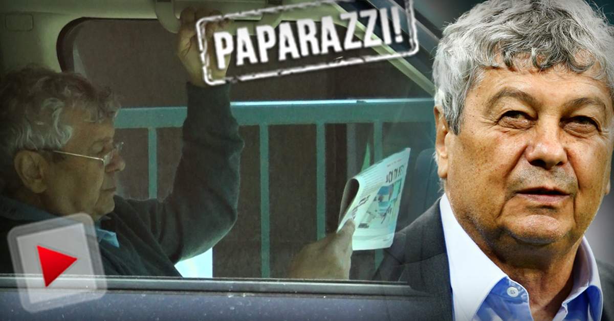 PAPARAZZI / Mare antrenor, mari pretenții! Mircea Lucescu, filmat când se relaxează în timp ce șoferul îi face toate poftele