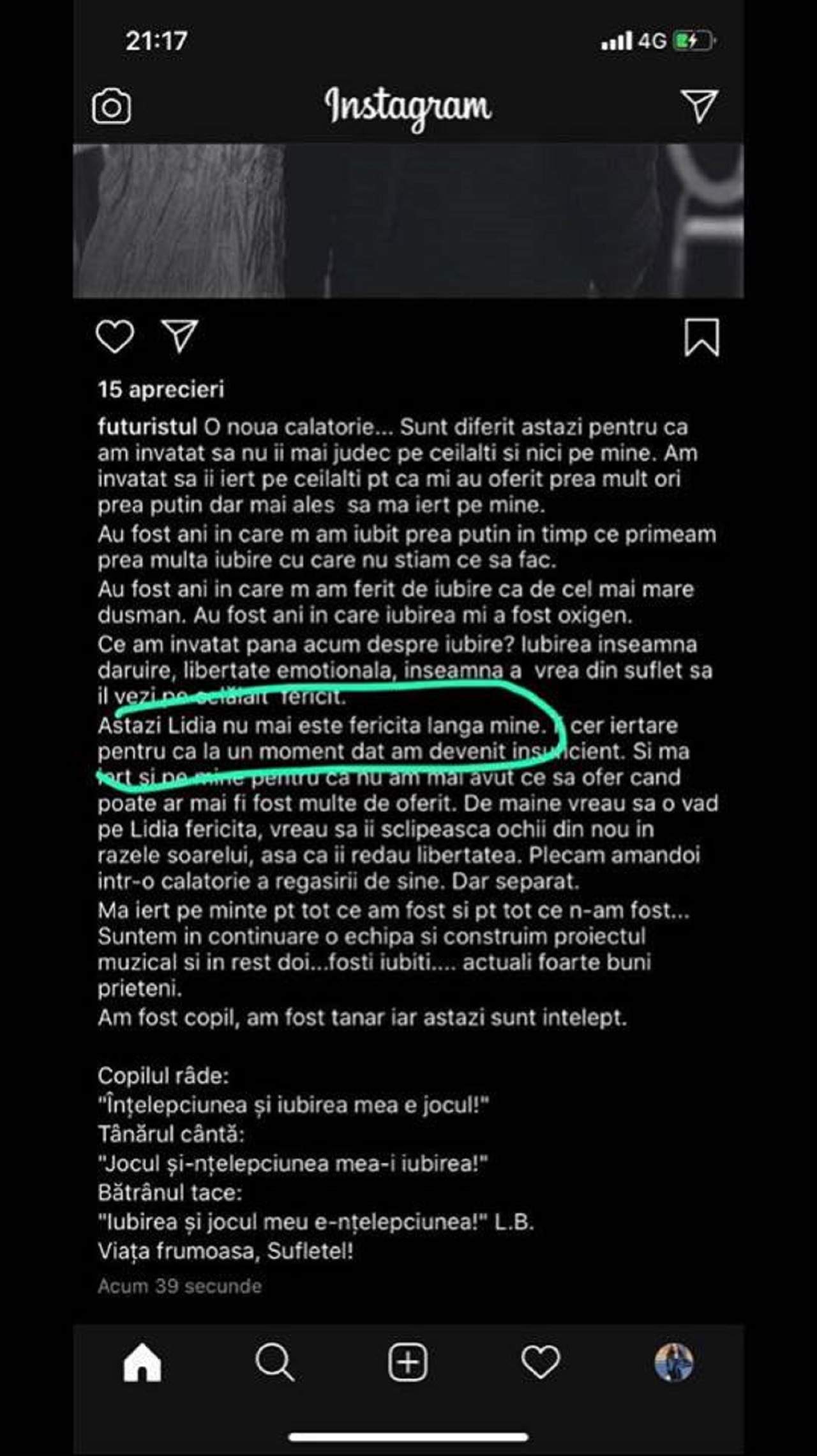 Nici bine nu a anunțat despărțirea de Lidia Buble, iar Răzvan Simion dă deja primele semne de regret! Își vrea iubita înapoi? Reacția surprinzătoare de pe Internet / FOTO