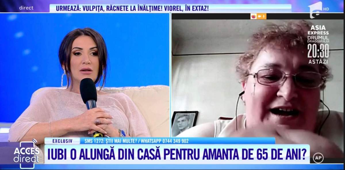 VIDEO / Acces Direct. Femeie alungată din casă pentru amanta de 65 de ani? Motivul? „M-am îngrășat!”