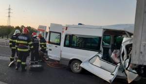 Accident cumplit în Hunedoara. O mămică de 27 de ani a murit, copiii și soțul au ajuns la spital