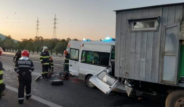 Accident cumplit în Hunedoara