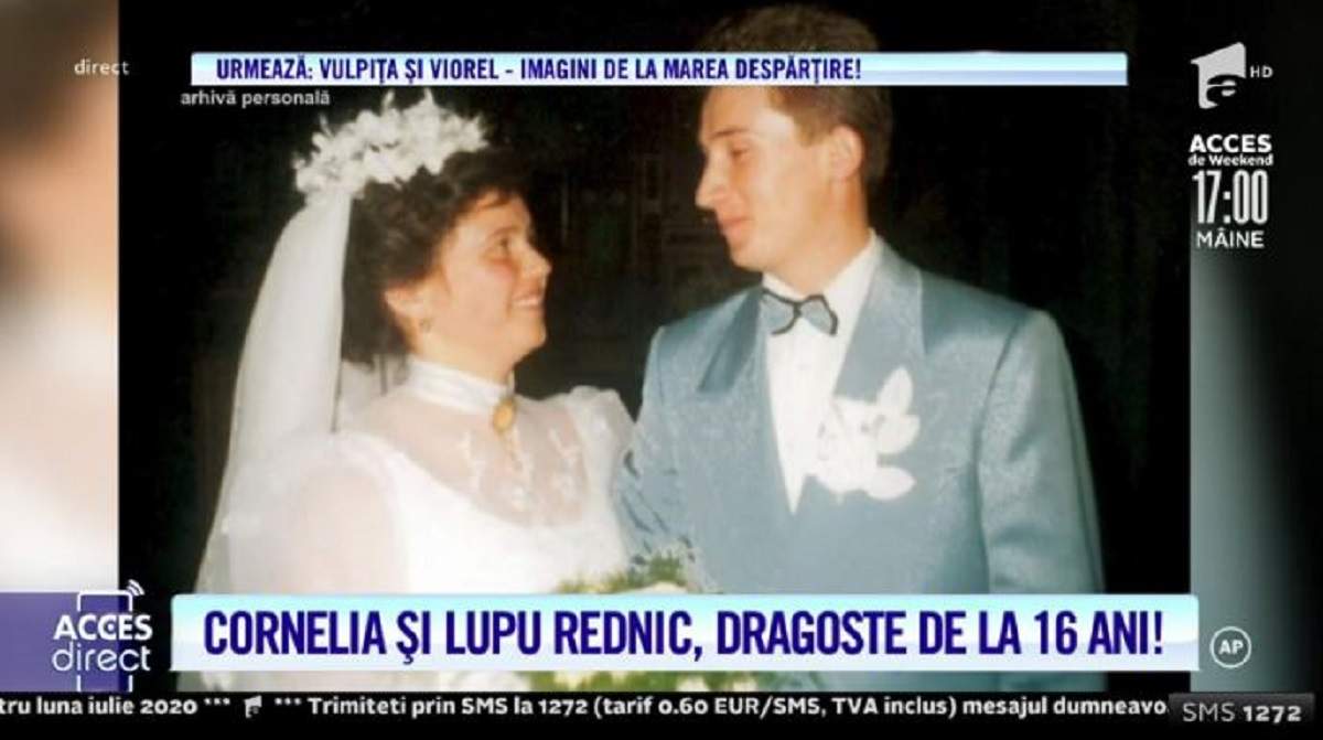 Cum s-au cunoscut Cornelia și Lupu Rednic! S-au căsătorit când artista avea doar 16 ani! Imagini de colecție de la nuntă! / VIDEO
