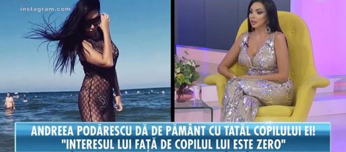 Andreea Podărescu trăiește o adevărată dramă. Bruneta dă de pământ cu fostul iubit, total dezinteresat de copilul lor: ”Are probleme comportamentale”