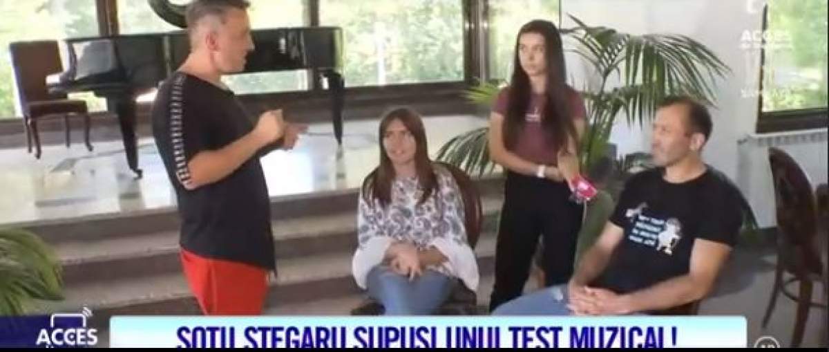 Veronica și Viorel Stegaru iau lecții de canto de la Mihai Trăistariu. Ce spune artistul despre performanța soților Stegaru / VIDEO