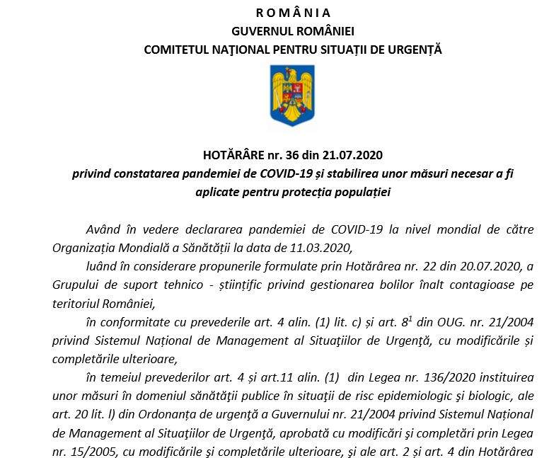 Noile măsuri luate de Guvern în contextul pandemiei. Care sunt persoanele care nu trebuie să intre în carantină. Document oficial / FOTO