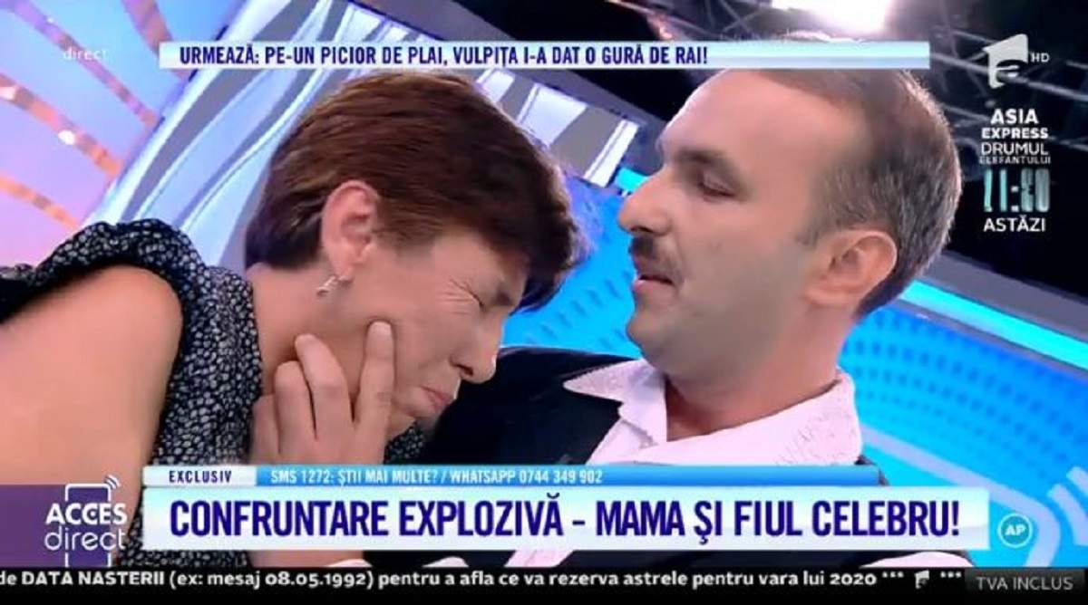 Nicușor Micșoniu și mama lui, în lacrimi, la „Acces Direct”. Femeia își imploră fiul să o ierte: „Nu mă părăsi, te rog” / VIDEO