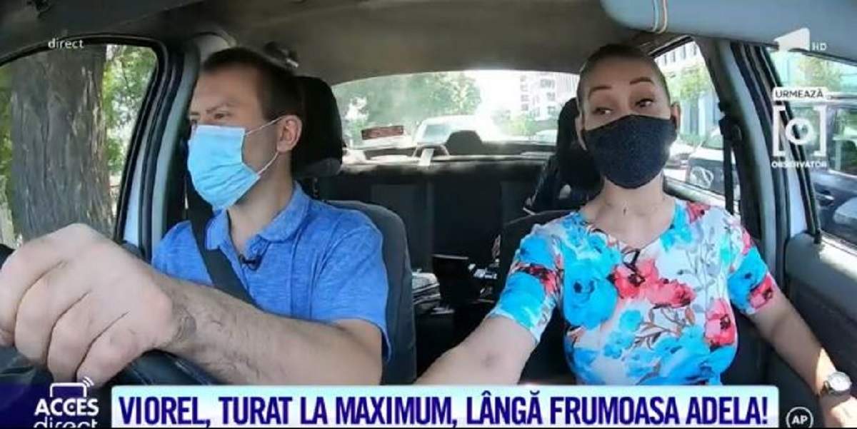 Viorel, prima dată la volan, în trafic! Cum s-a descurcat soțul Vulpiței: „Mi s-a părut greu să schimbi vitezele” / VIDEO