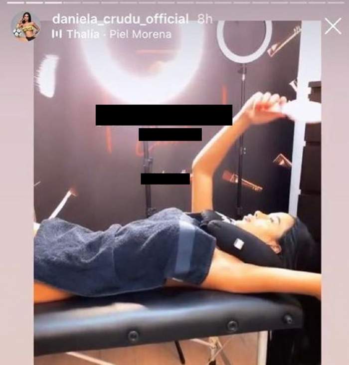 Daniela Crudu, goală pe Internet! Întinsă pe pat, focoasa brunetă le-a încins imaginația tuturor bărbaților! / FOTO