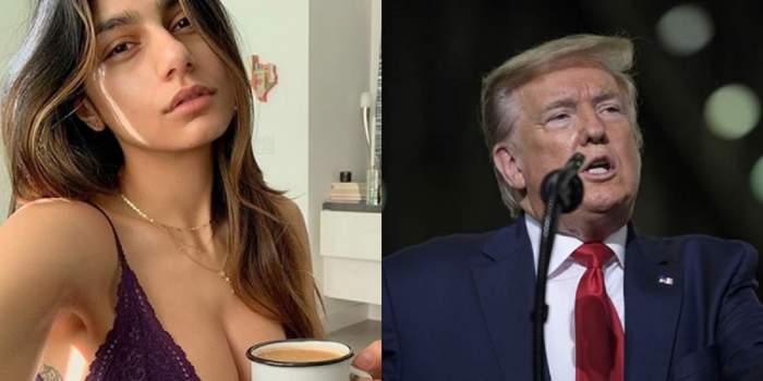 Mia Khalifa „amenință” ca va posta poze nud cu Donald Trump! Motivul deciziei fostei actrițe de filme pentru adulți!