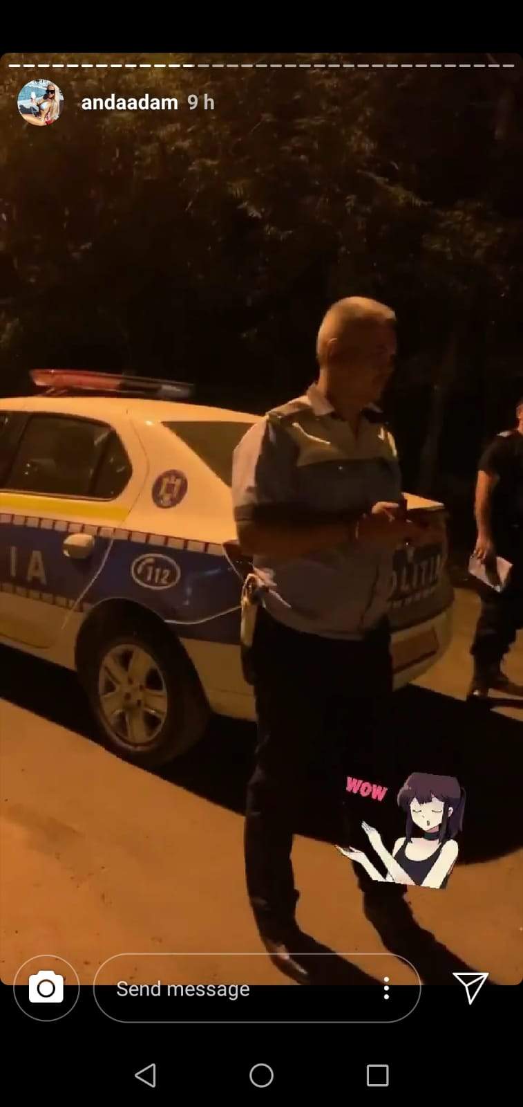 Anda Adam, prinsă de de poliție! Ce a făcut vedeta. „M-a luat poliția. E groasă treaba”/FOTO