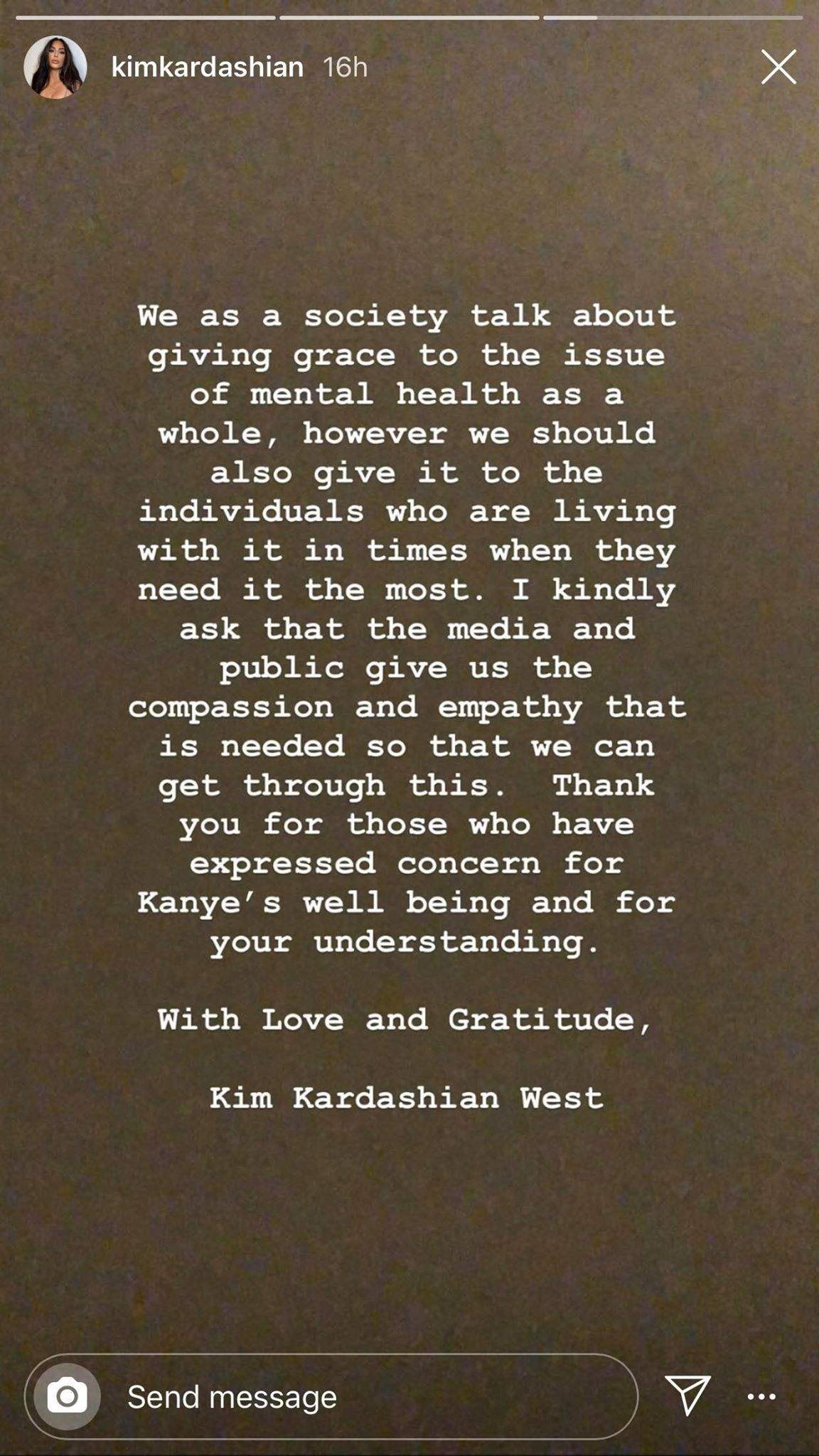 Kim Kardashian, adevărul despre divorțul de Kanye West. Ce a postat vedeta pe Instagram: “Este victima unor critici”