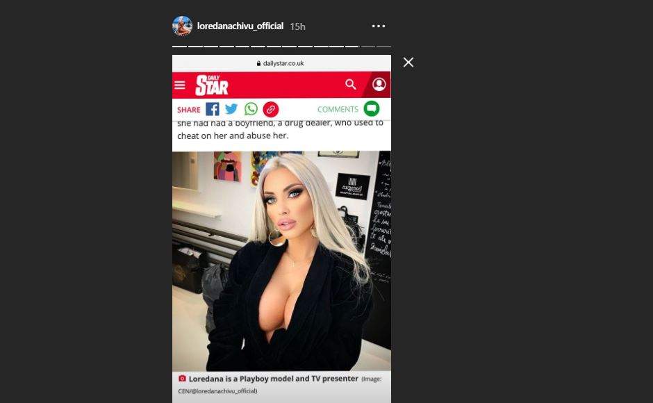 Loredana Chivu a ajuns vedetă internațională! Cum a reușit blondina să apară pe prima pagină a tabloidelor din străinătate / FOTO 