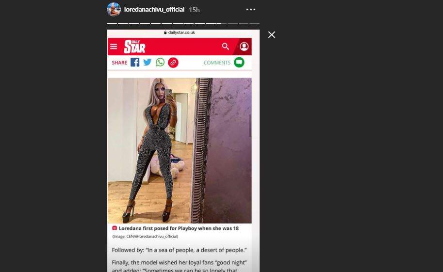 Loredana Chivu a ajuns vedetă internațională! Cum a reușit blondina să apară pe prima pagină a tabloidelor din străinătate / FOTO 