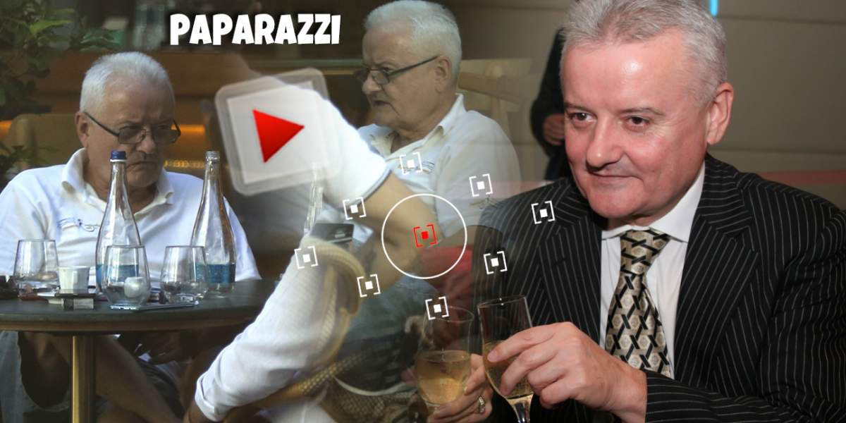 Pentru chirie nu are bani, dar pentru răsfăț oricând! Irinel Columbeanu a ieșit cu prietenii la terasă, chiar dacă buzunarul e gol / PAPARAZZI 