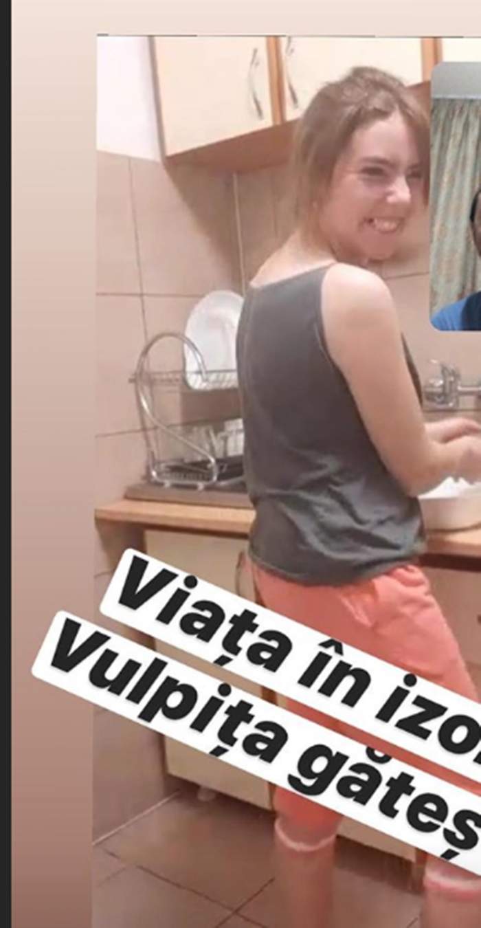 Ce face Vulpița în izolare! Veronica a uitat de platoul Acces Direct și a intrat în bucătărie! / FOTO