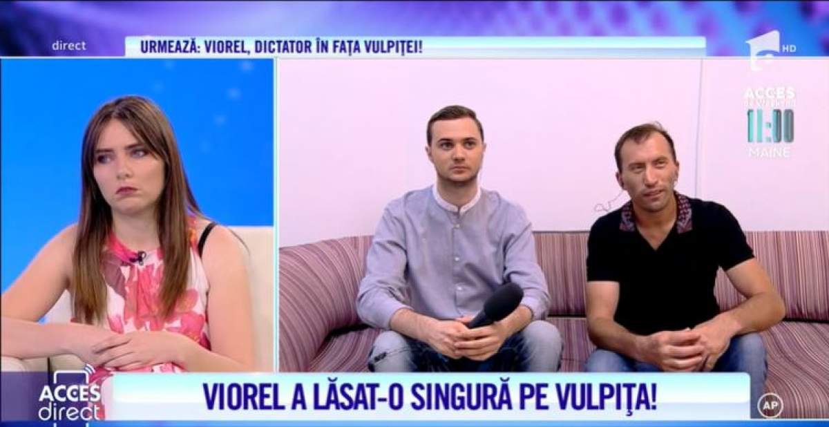 Viorel a lăsat-o pe Veronica! Vulpița, singură în platou: ”Vrea să mă controleze” / VIDEO