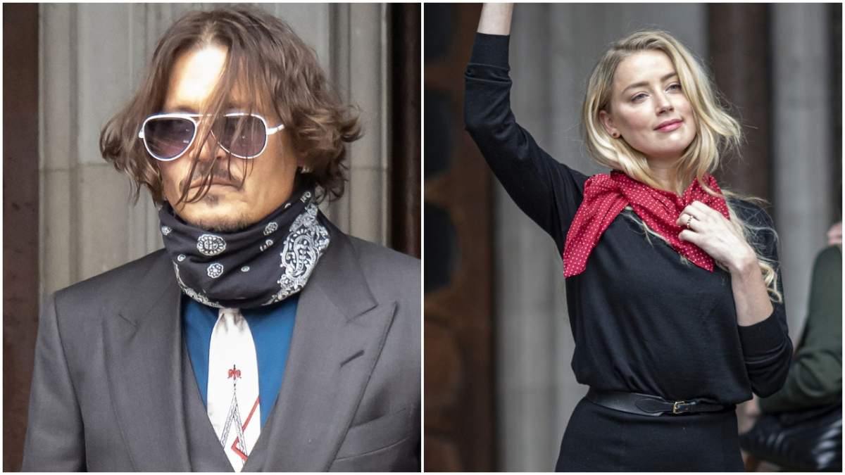 Johnny Depp și Amber Heard s-au reunit în instanță