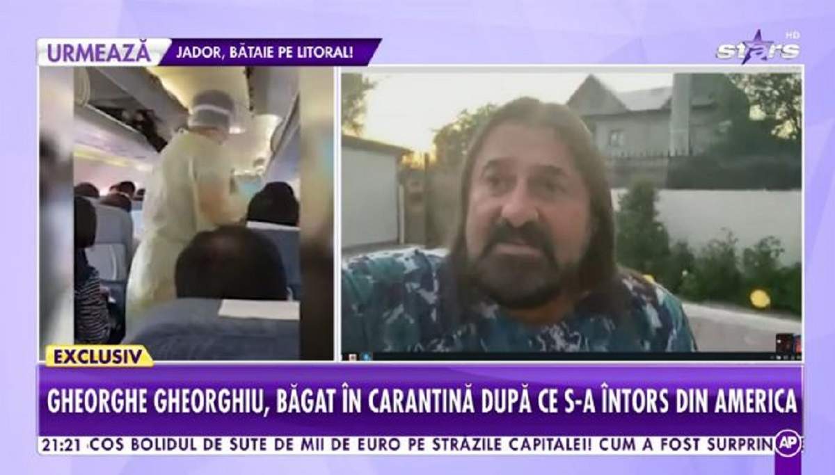 Gheorghe Gheorghiu, primele declarații după ce s-a întors din America! Ce decizie importantă a luat artistul! / VIDEO