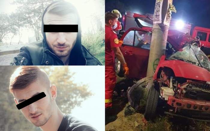 Cristian a murit la doar 22 de ani, după ce mașina în care se afla s-a făcut praf! Iubita lui, Alexandra, se zbate între viață și moarte! / FOTO