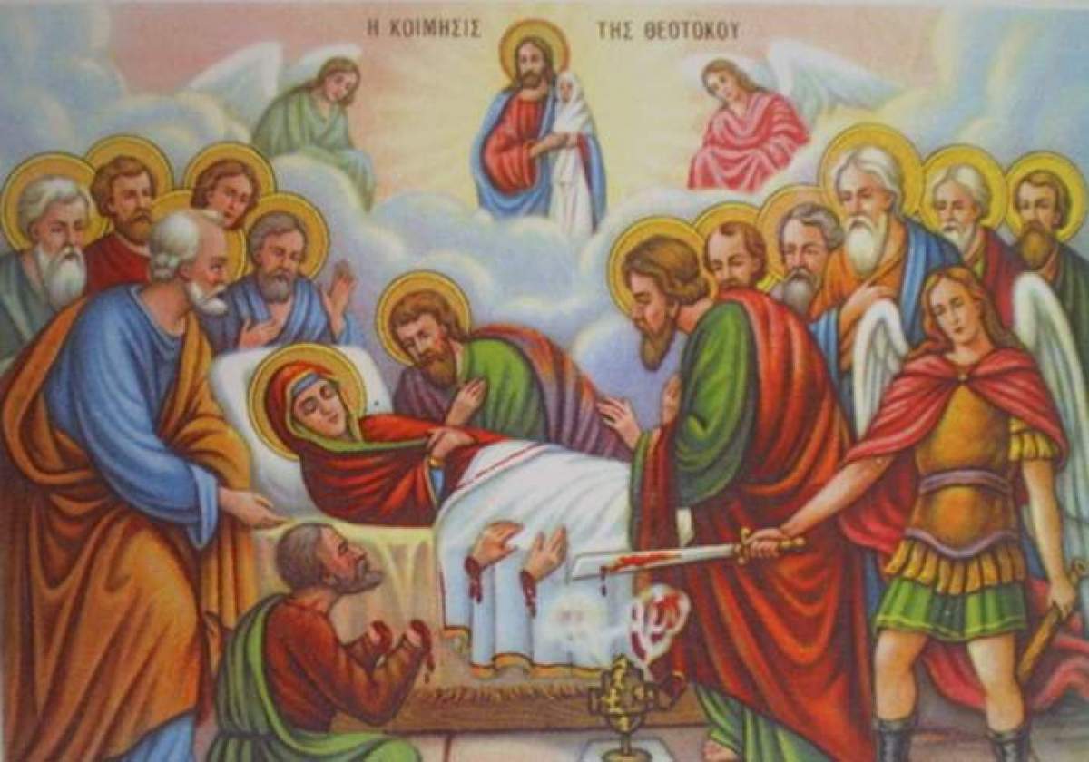 Calendar ortodox, sâmbătă, 15 august. Adormirea Maicii Domnului. Rugăciune făcătoare de minuni către Sfânta Maria