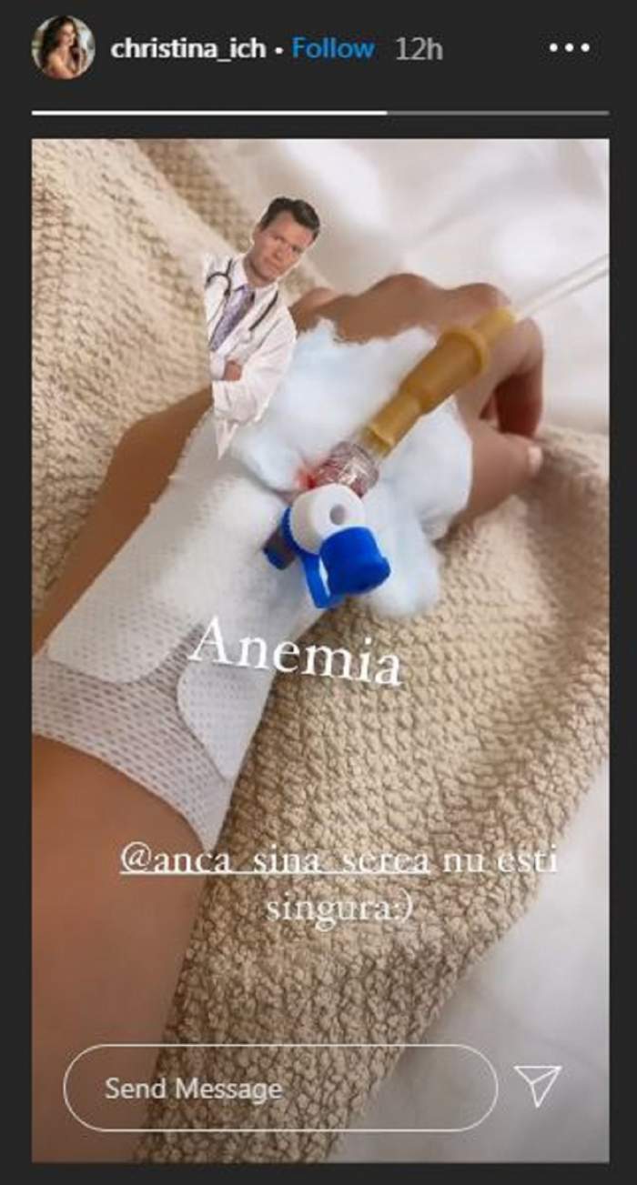 Cristina Ich a ajuns pe mâinile medicilor! Vedeta este pe perfuzii! Ce s-a întâmplat cu partenera lui Alex Pițurcă! / FOTO