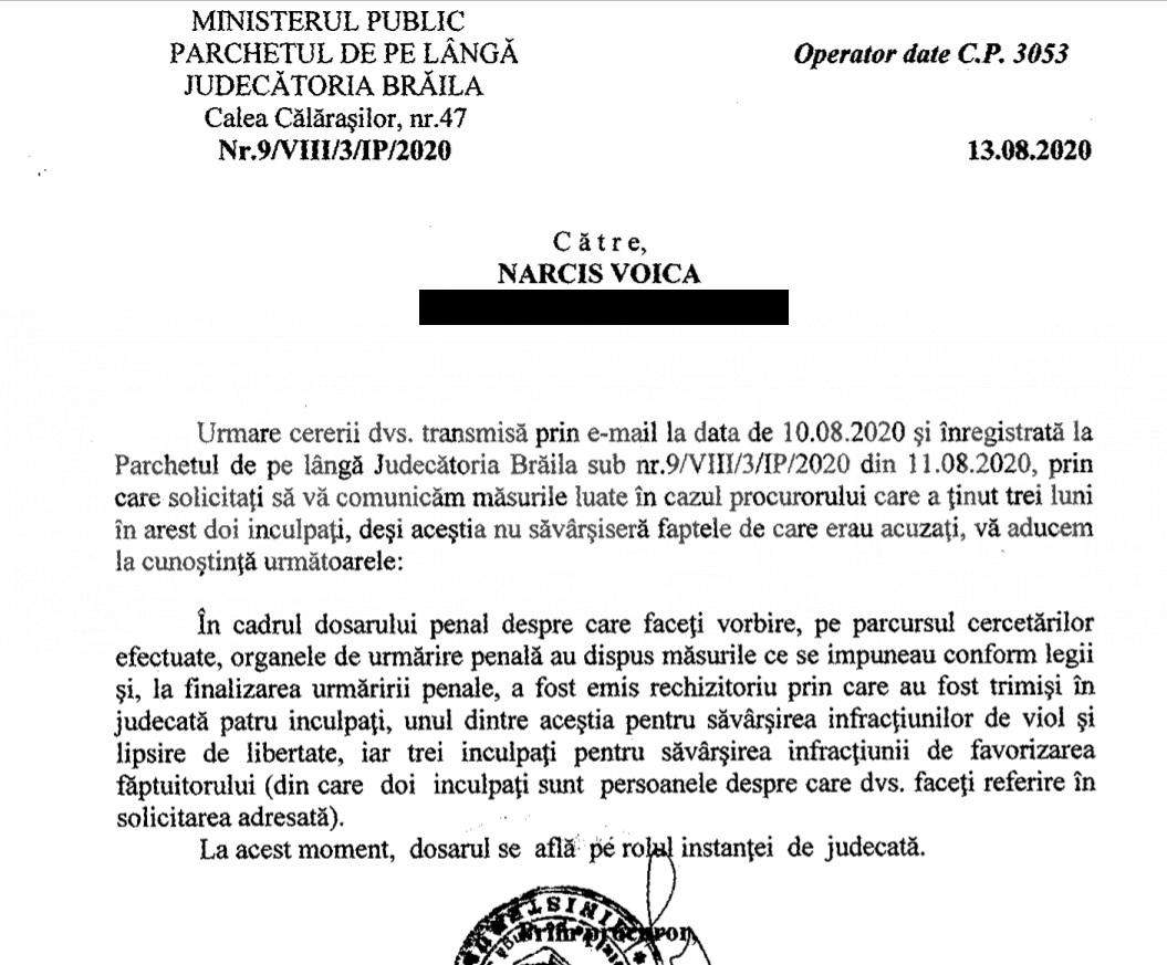 Document incredibil în cazul tinerilor arestați pentru un viol pe care nu l-au comis / Procurorii au rezolvat cazul din pix