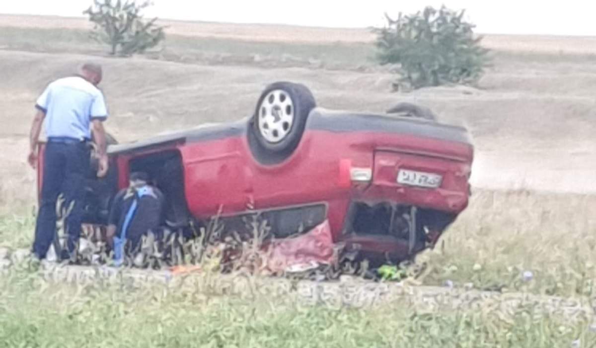 Accident teribil în Ialomița! Un bărbat și o fetiță de doar 10 ani s-au stins din viață! Alte trei victime au ajuns cu răni grave la spital! / FOTO