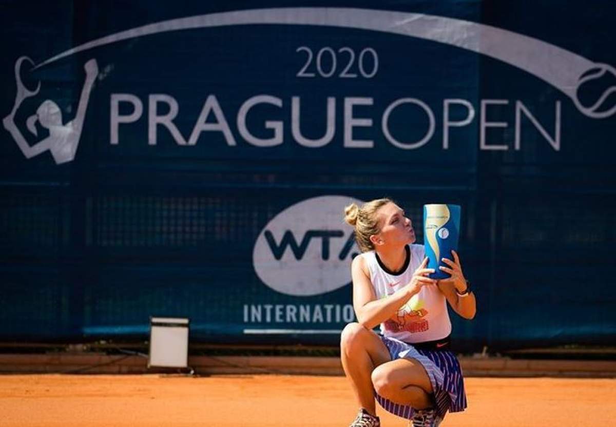 Ce a făcut Simona Halep, imediat după ce a câștigat turneul de la Praga! Gestul sportivei i-a lăsat muți de uimire pe fani: „Am promis” / FOTO