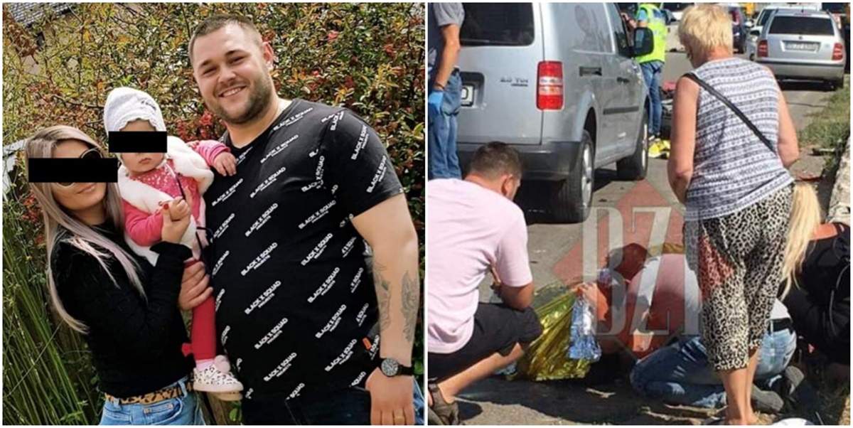 Soția motociclistului mort în Iași, sfâșiată de durere lângă trupul bărbatului. ”Ai lăsat o familie pentru motoarele tale”