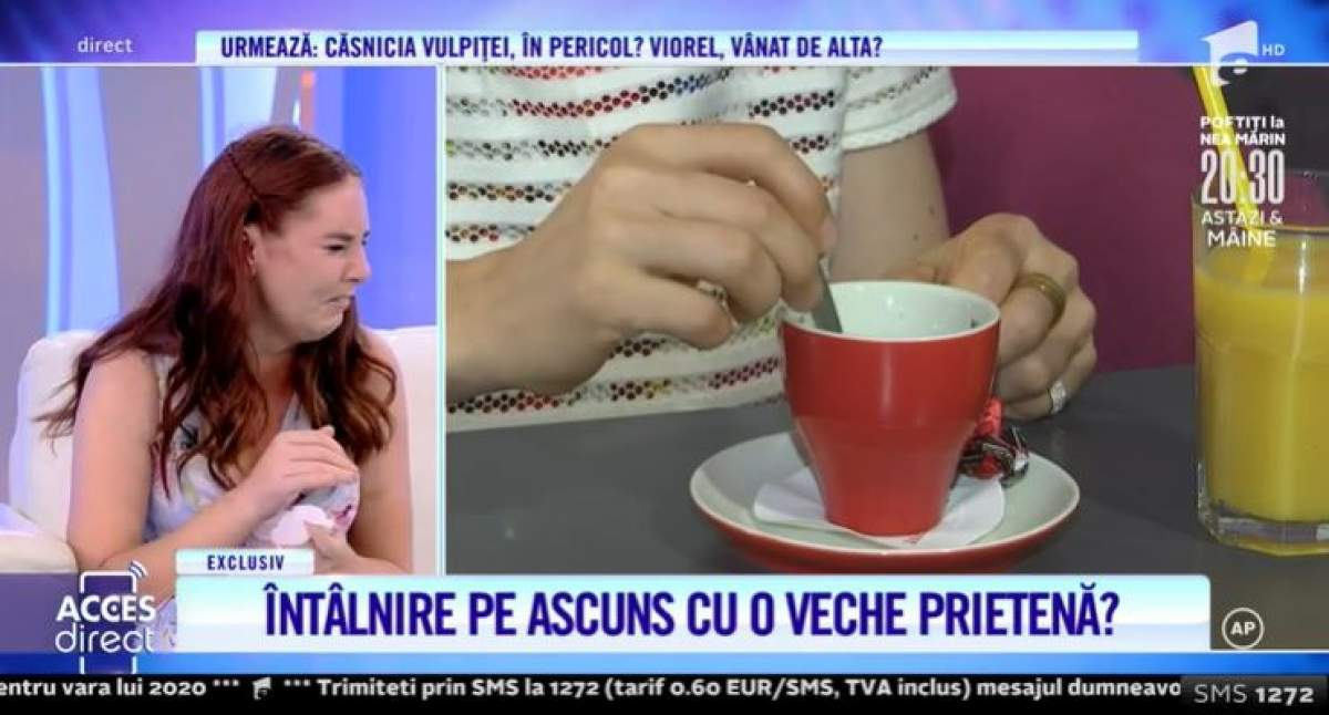 Viorele, de ce minți? Veronica a părăsit platoul ”Acces Direct”, după ce a văzut întâlnirea dintre soțul său și Elena / VIDEO 