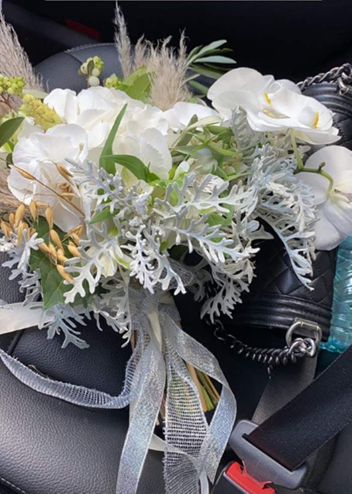 Primele imagini cu buchetul de mireasă al Oanei Radu! Ce flori a ales pentru cea mai importantă zi din viața sa!