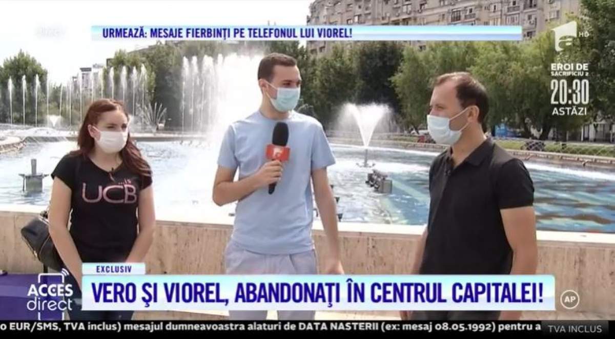 Vulpița și Viorel, abandonați în centrul Capitalei! Cei doi, nevoiți să se descurce doar cu 20 de lei / VIDEO 