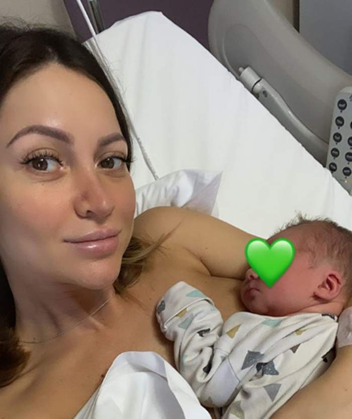 Prima imagine cu Nicoleta Dragne și fiul ei! Fosta Ispită de la ”Insula Iubirii” a născut prematur la 35 de săptămâni!