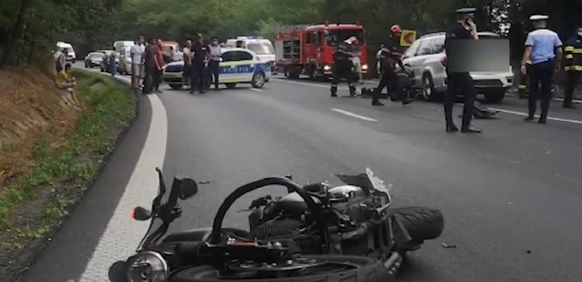 Tânăr motociclist, mort în urma unui accident în Argeș